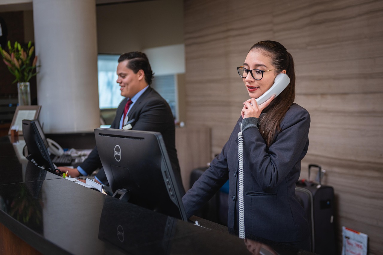 Receptionists, phone call, hotel — High-Risk Merchant Accounts for Firearms Businesses