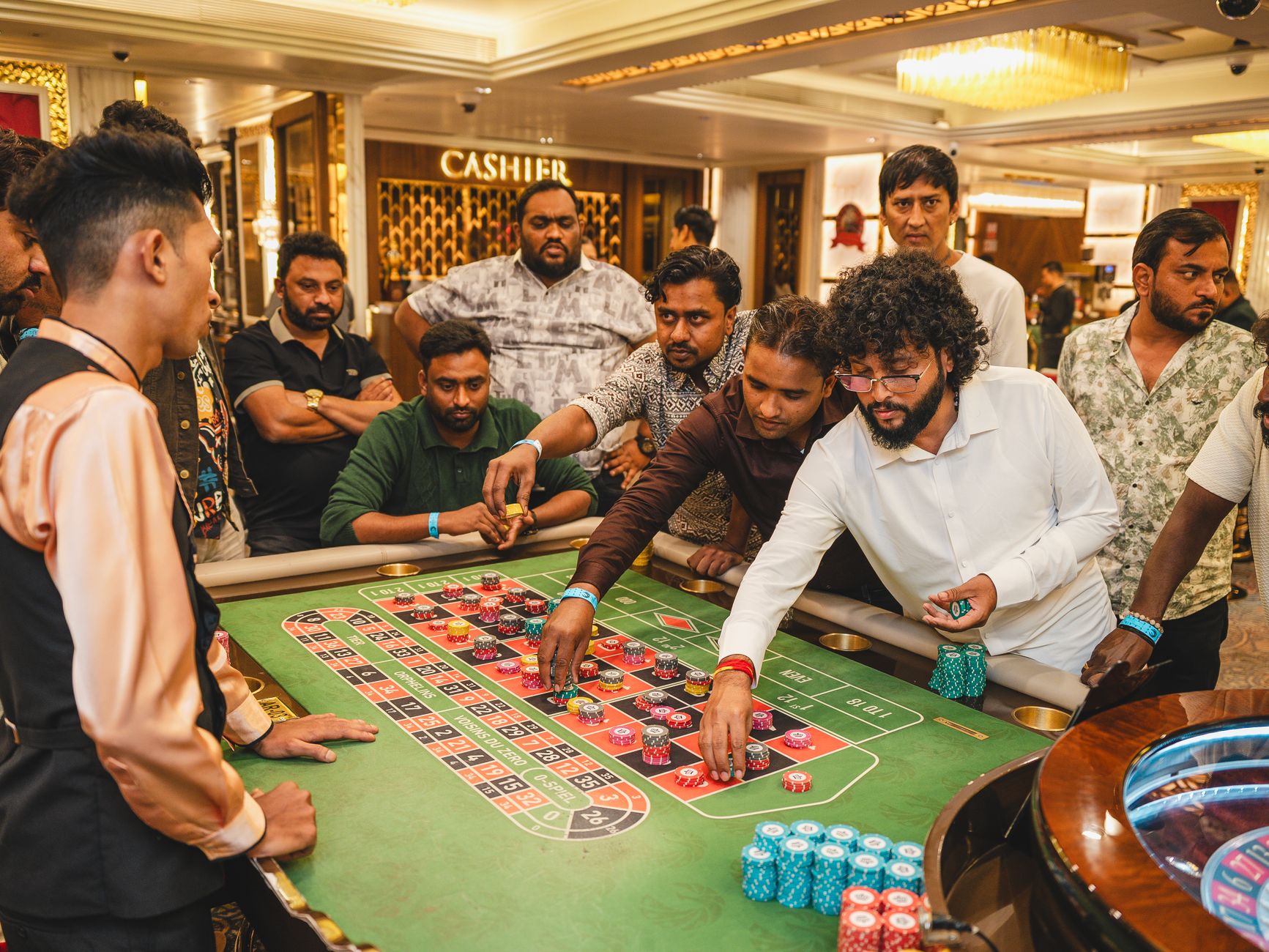 Players engaged in intense roulette game at a lively casino setting. High energy and luxury ambiance. — The Impact of Artific
